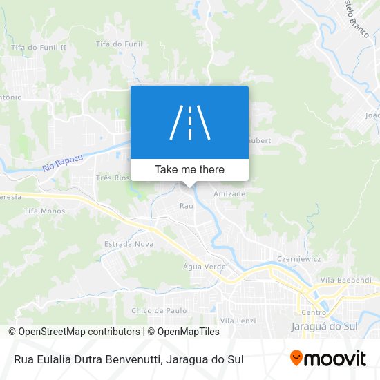 Rua Eulalia Dutra Benvenutti map