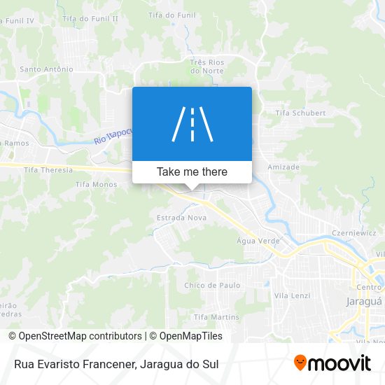 Rua Evaristo Francener map