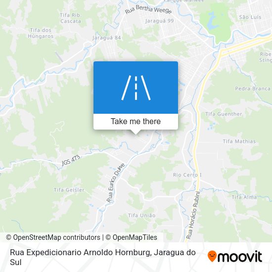 Rua Expedicionario Arnoldo Hornburg map