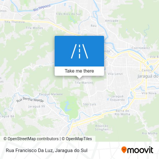 Rua Francisco Da Luz map