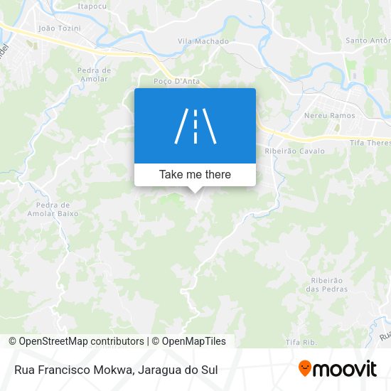 Rua Francisco Mokwa map