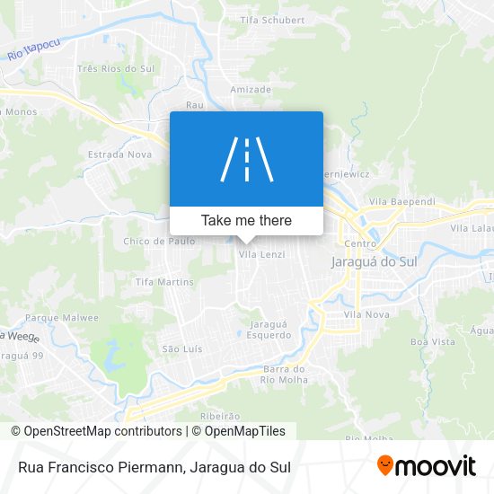 Rua Francisco Piermann map