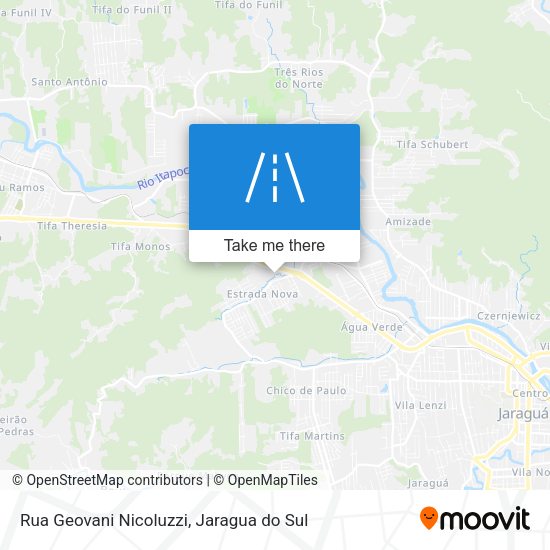 Rua Geovani Nicoluzzi map