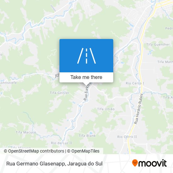 Mapa Rua Germano Glasenapp