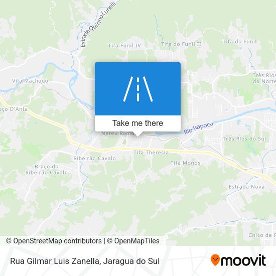Rua Gilmar Luis Zanella map