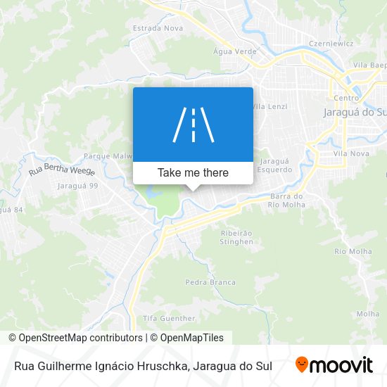 Rua Guilherme Ignácio Hruschka map