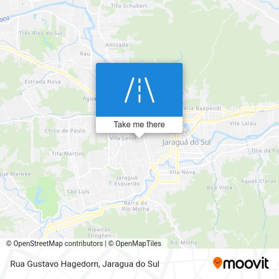 Rua Gustavo Hagedorn map