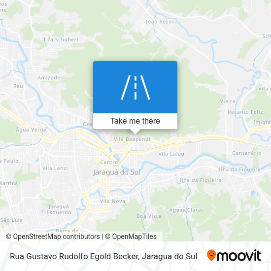 Rua Gustavo Rudolfo Egold Becker map