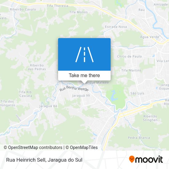 Rua Heinrich Sell map