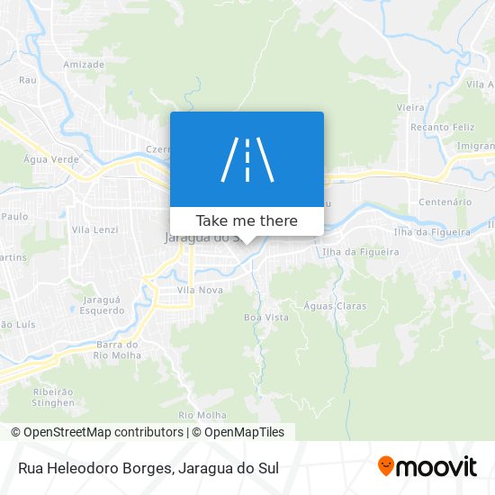 Mapa Rua Heleodoro Borges