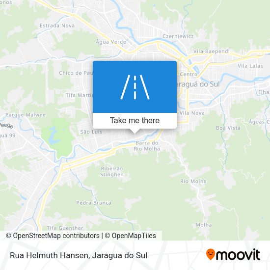 Rua Helmuth Hansen map