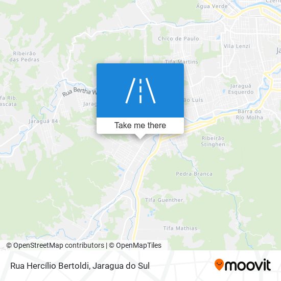 Mapa Rua Hercílio Bertoldi