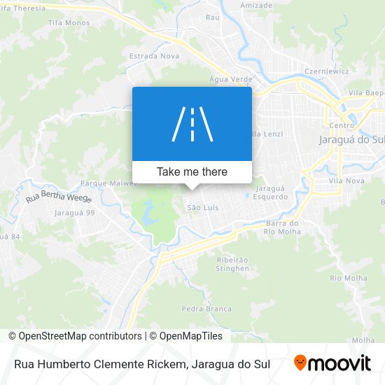Rua Humberto Clemente Rickem map