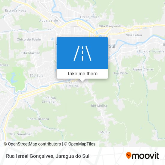 Rua Israel Gonçalves map