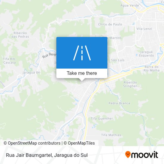 Rua Jair Baumgartel map