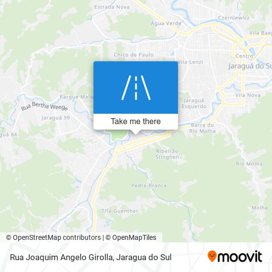 Mapa Rua Joaquim Angelo Girolla