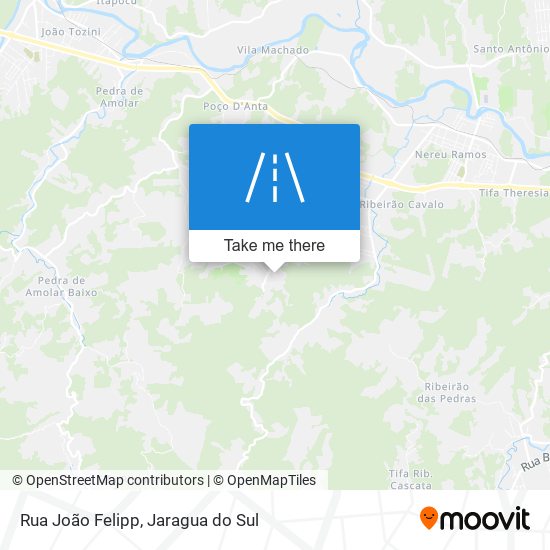 Rua João Felipp map