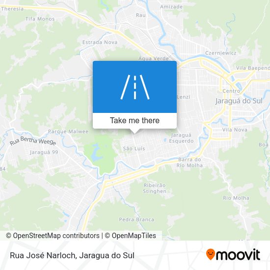 Rua José Narloch map