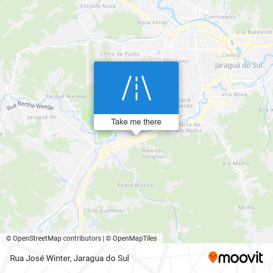 Rua José Winter map