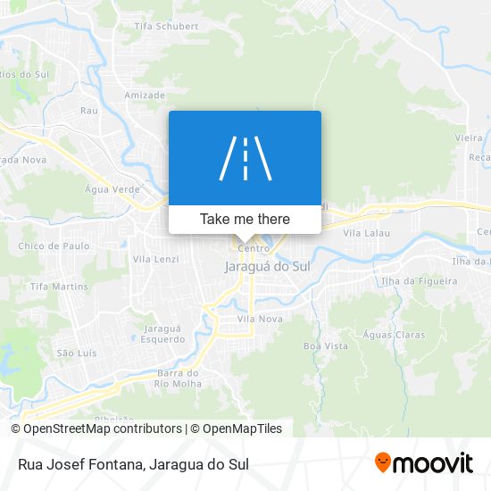 Rua Josef Fontana map