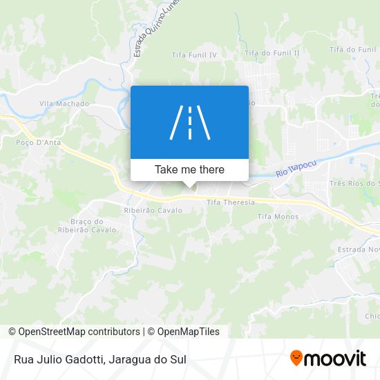 Rua Julio Gadotti map