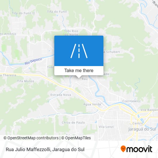 Mapa Rua Julio Maffezzolli