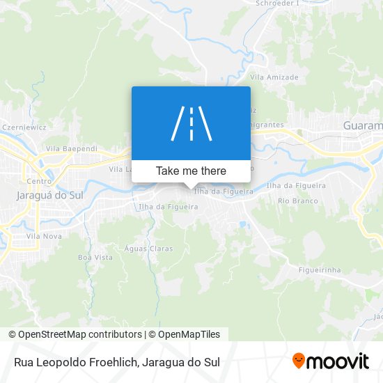 Mapa Rua Leopoldo Froehlich