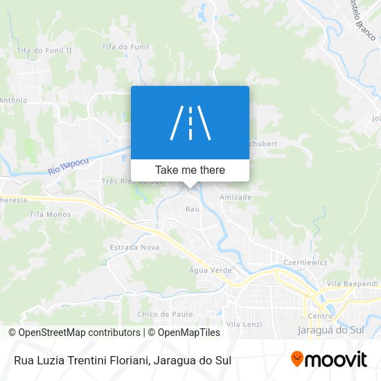 Rua Luzia Trentini Floriani map