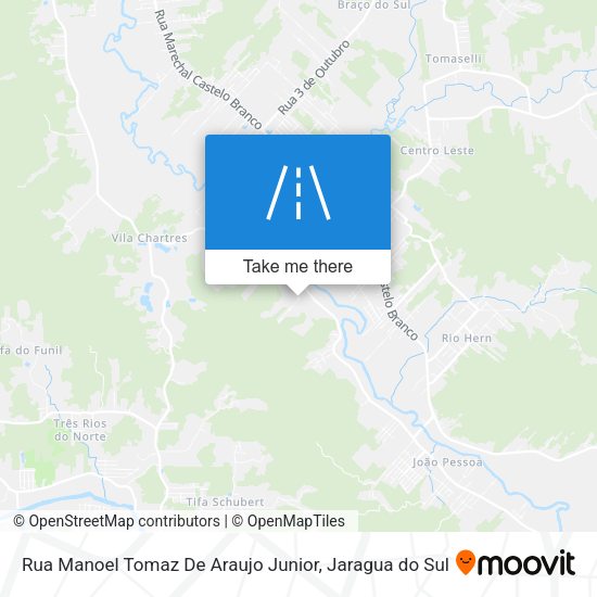 Rua Manoel Tomaz De Araujo Junior map