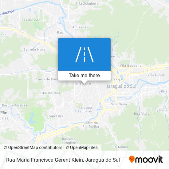 Rua Maria Francisca Gerent Klein map