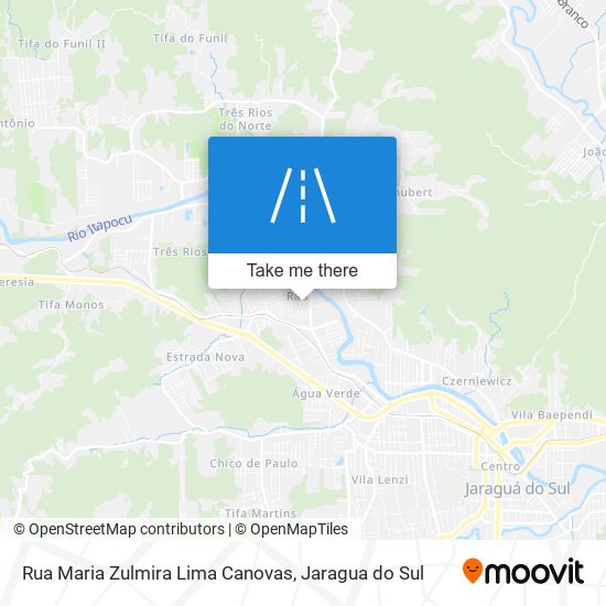 Mapa Rua Maria Zulmira Lima Canovas