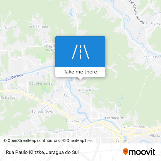 Mapa Rua Paulo Klitzke
