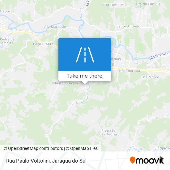 Mapa Rua Paulo Voltolini