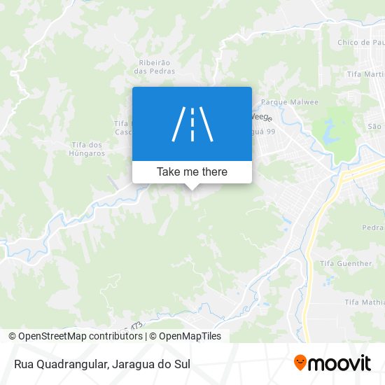 Mapa Rua Quadrangular