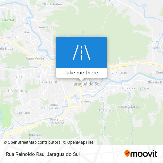 Rua Reinoldo Rau map