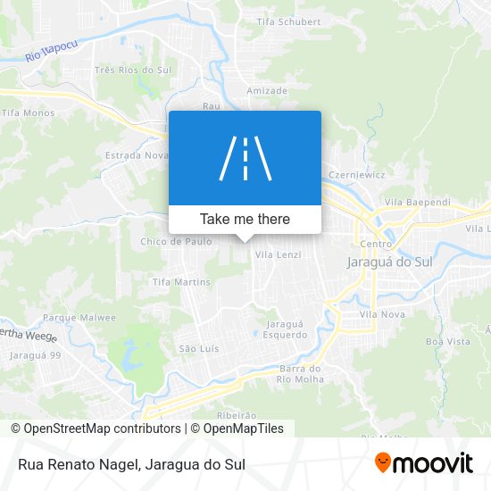Rua Renato Nagel map