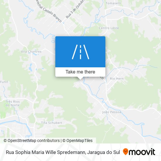 Mapa Rua Sophia Maria Wille Spredemann