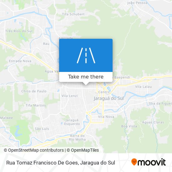 Mapa Rua Tomaz Francisco De Goes