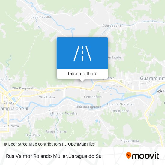 Mapa Rua Valmor Rolando Muller