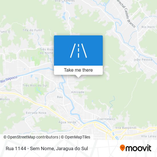 Mapa Rua 1144 - Sem Nome