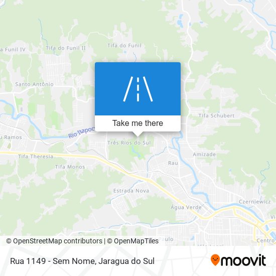 Mapa Rua 1149 - Sem Nome