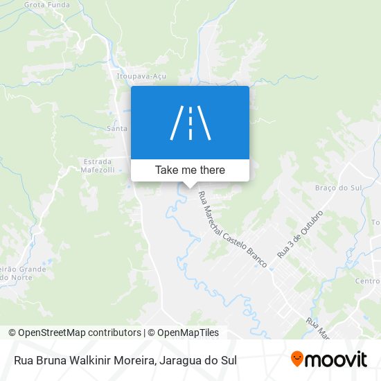 Mapa Rua Bruna Walkinir Moreira