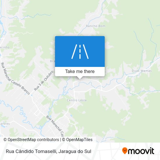 Rua Cândido Tomaselli map