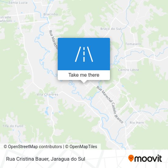 Rua Cristina Bauer map