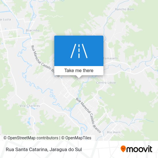 Mapa Rua Santa Catarina