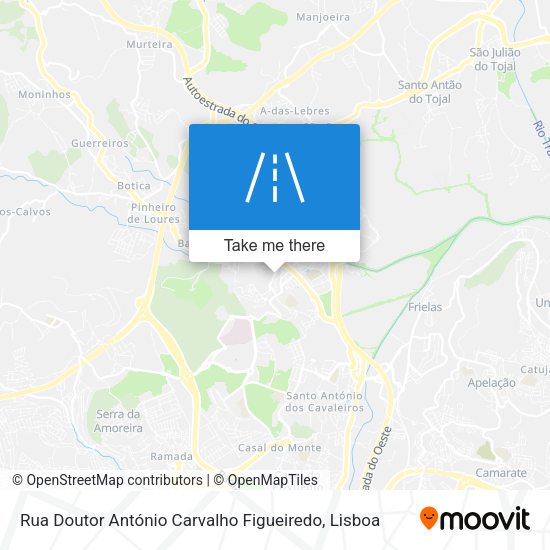 Rua Doutor António Carvalho Figueiredo map