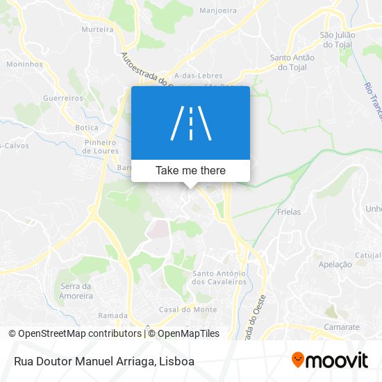 Rua Doutor Manuel Arriaga mapa