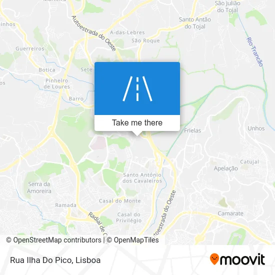 Rua Ilha Do Pico map