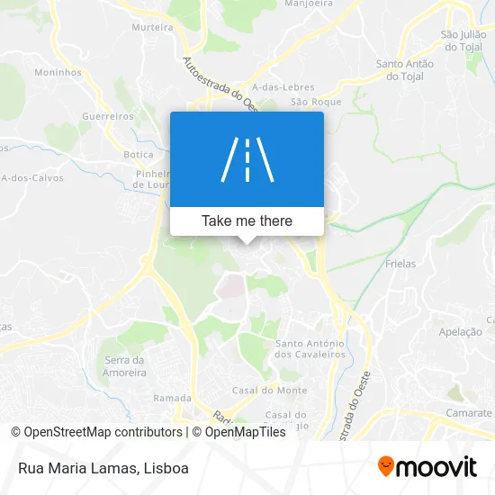Rua Maria Lamas map