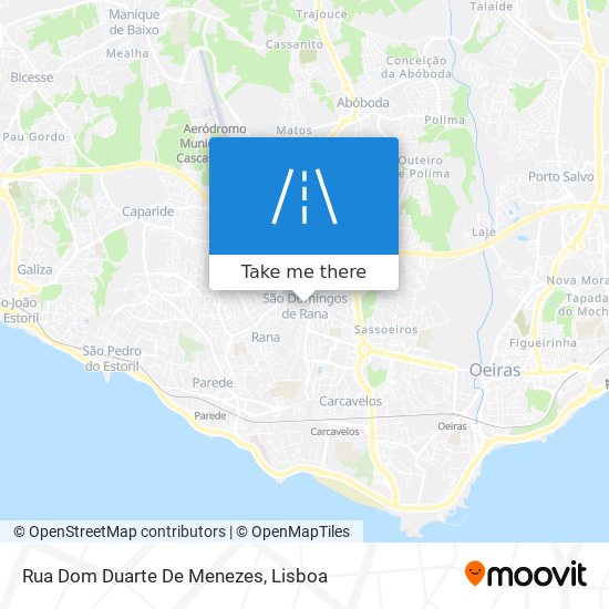 Rua Dom Duarte De Menezes map